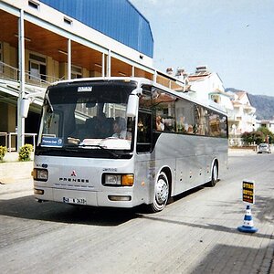 Mitsibishi Prenses linja-auto, Marmaris, Turkki