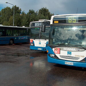 HKL-Bussiliikenne 9515, 9518, 9838