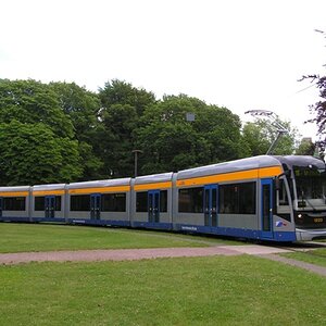 Raitiovaunu Leipzigissa