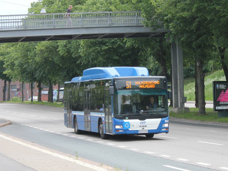 Helsingin Bussiliikenne 934