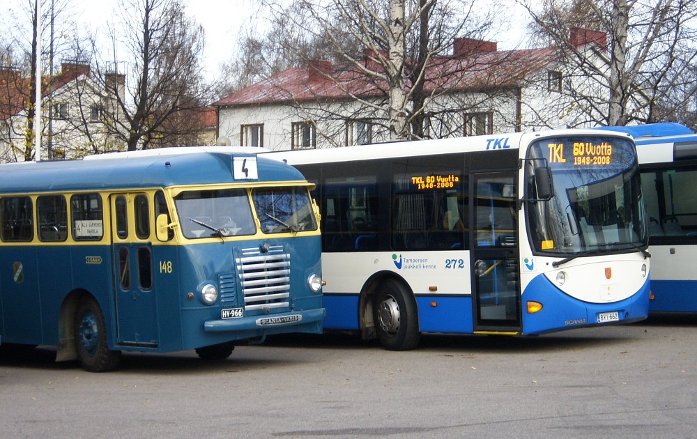 Tampereen kaupungin liikennelaitos 148 ja 272