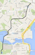 Kevyen liikenteen reitti Hämeentien suuntaan.JPG