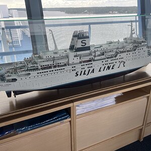 M/S Svea Coronan pienoismalli