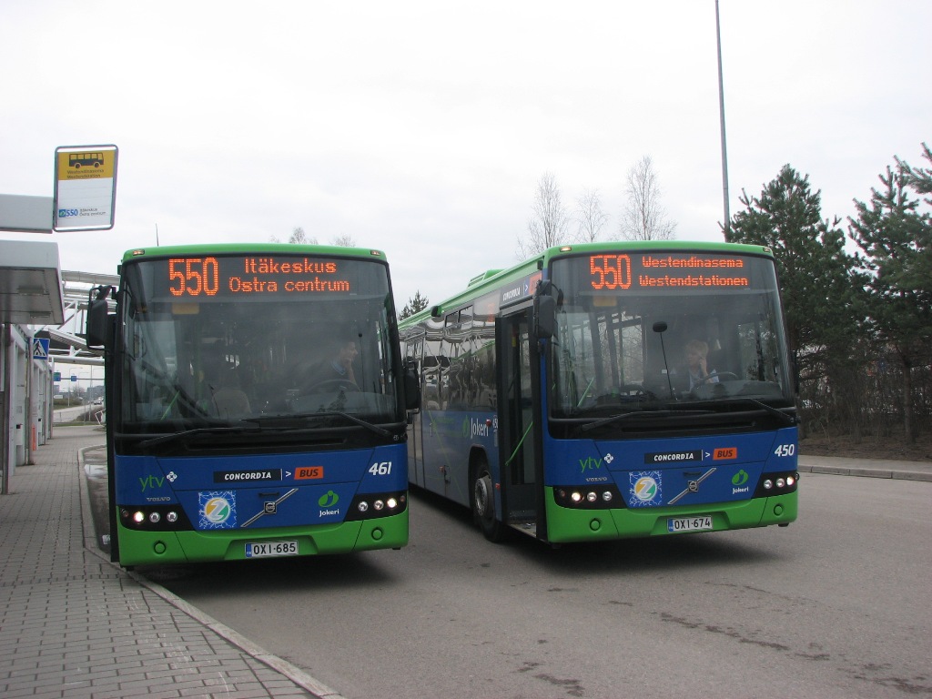 Concordia Bus Finland 461 ja 450