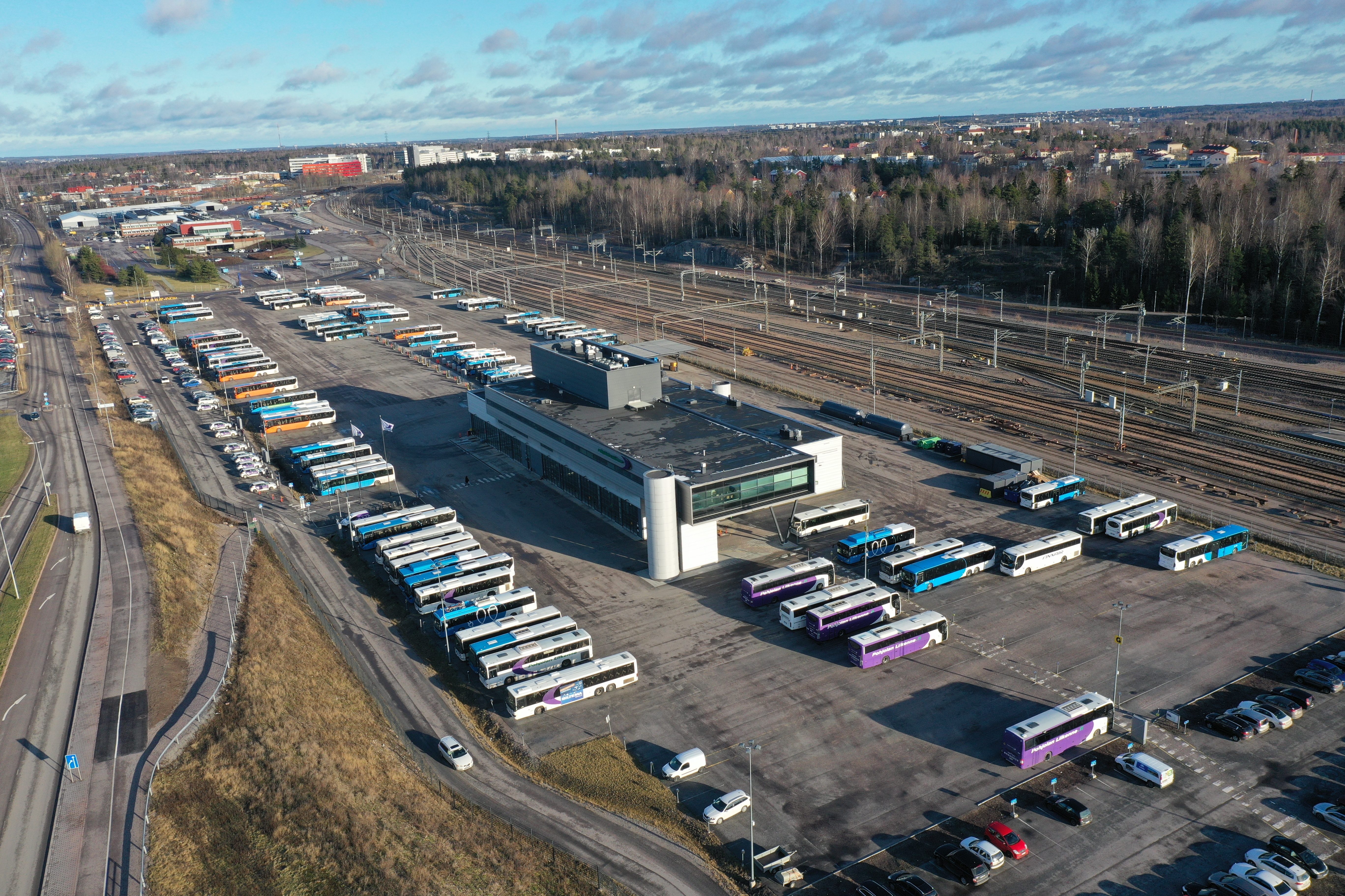 Pohjolan Liikenteen Pasilan varikko